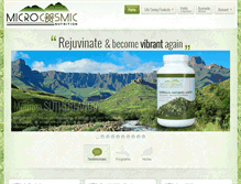Tablet Screenshot of microcosmicnutrition.com